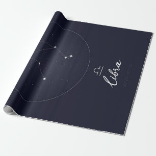 Libra Zodiac Sign   Cute Funny Birthday Gift Geschenkpapier