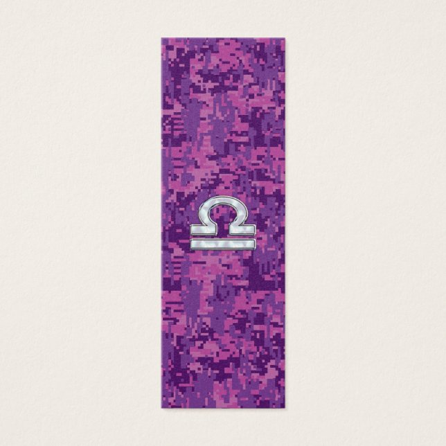 Libra Zodiac Sign on Fuchsia Digital Camo (Vorderseite)
