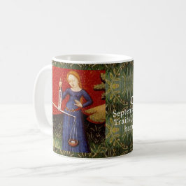 Libra Zodiac Sign Scales Geburtstagsparty Kaffeetasse