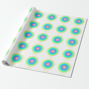 Libra Zodiac Sign Stylish Gradient Geschenkpapier