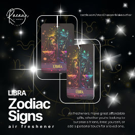 Libra Zodiac Signs Celestial Air Freshener Autolufterfrischer