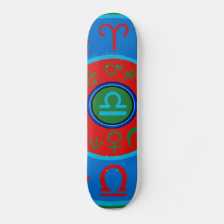 Libra Zodiac Skateboard