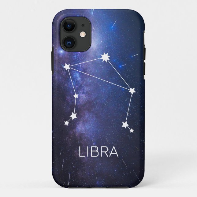 Libra Zodiac Star Sign Case-Mate iPhone Case (Rückseite)