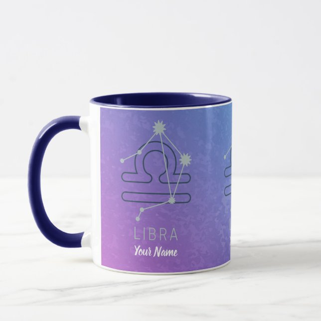 Libra Zodiac Star Sign Horoskop Constellation Tasse (Links)