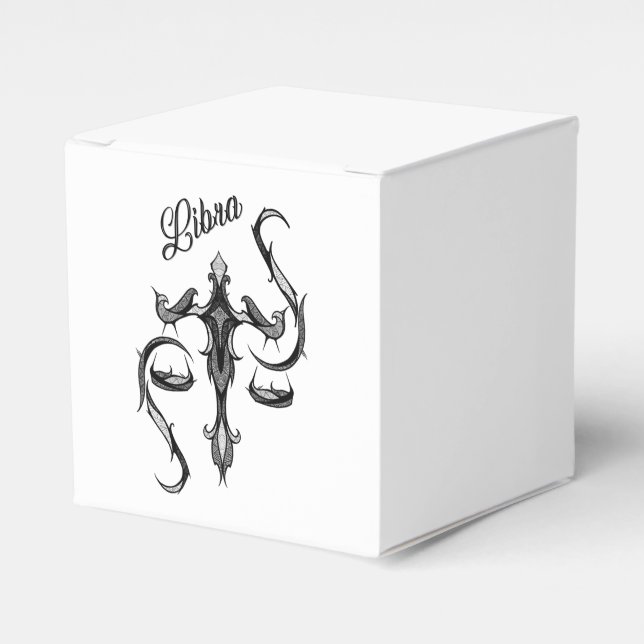 Libra Zodiac-Symbol Geschenkschachtel (Vorderseite)