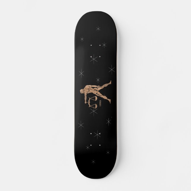 Libra Zodiac Symbol Skateboard Deck (Vorderseite)