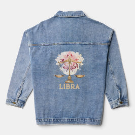 Libra Zodiac Women's Denim Jacket Jeansjacke