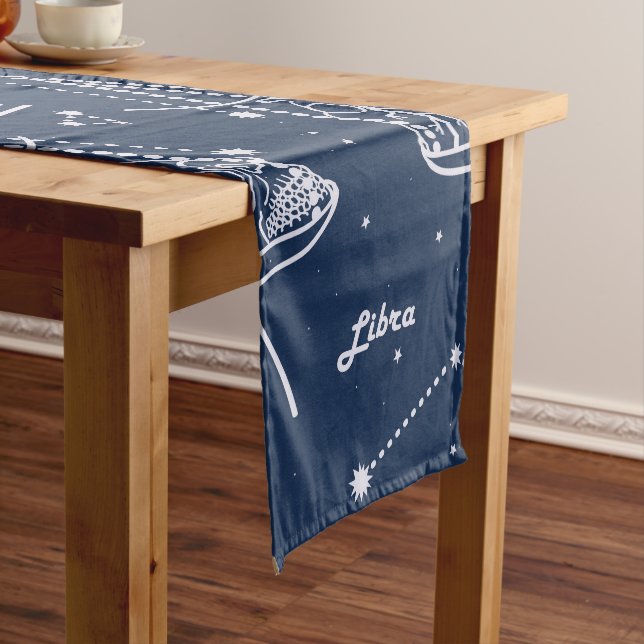 Libra zodiac-Zeichen Kurzer Tischläufer (Beispiel)