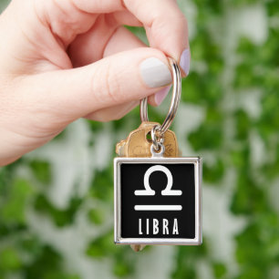 Libra zodiac-Zeichen Schlüsselanhänger