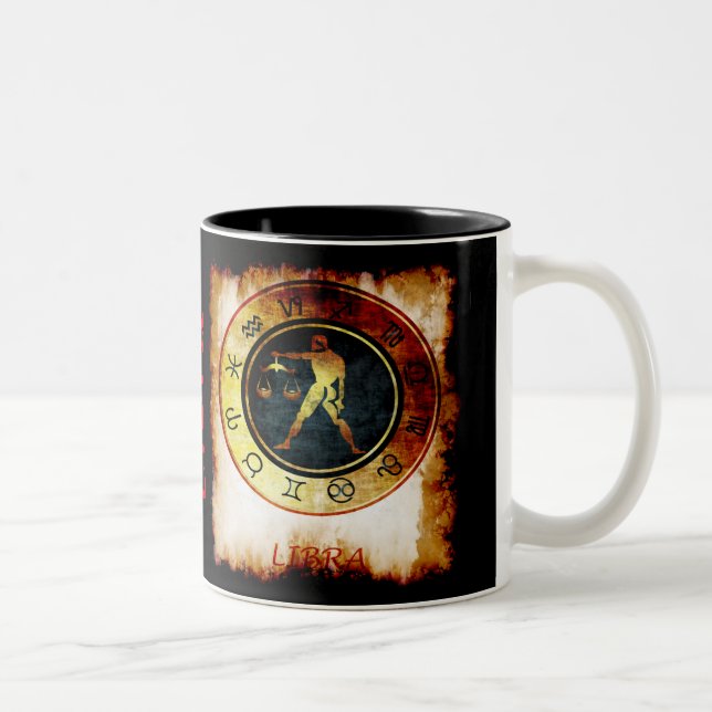 Libra Zweifarbige Tasse (Rechts)