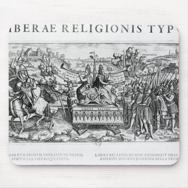 Librae Religionis Typus', Allegorie Mousepad (Vorne)