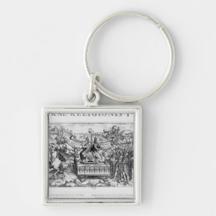 Librae Religionis Typus', Allegorie Schlüsselanhänger