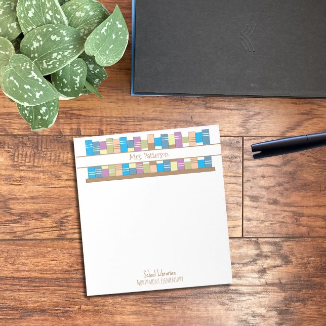 Librairie de bibliothèque Bloc-notes personnalisé (Créateur téléchargé)