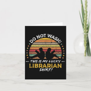 Librarian Funny Library Zitat Grafik Karte