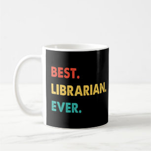 Librarian Professionelle Retro Beste Bibliothekari Kaffeetasse