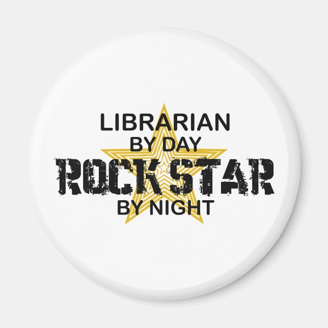 Librarian Rock Star by Night Magnet (Vorne)