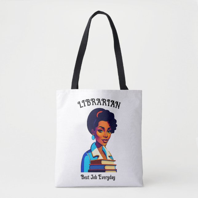 Librarian Tote Bag Tasche (Vorderseite)