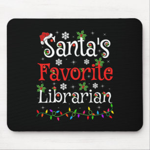 Librarian Xmas Weihnachtslieder Christma Mousepad