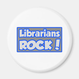 Librarians Rock! Magnet
