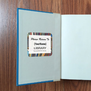 Library Book Return sticker