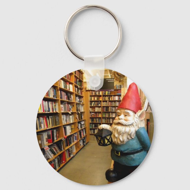 Library Gnome I Schlüsselanhänger (Vorderseite)
