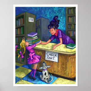 Library Karo Out Poster