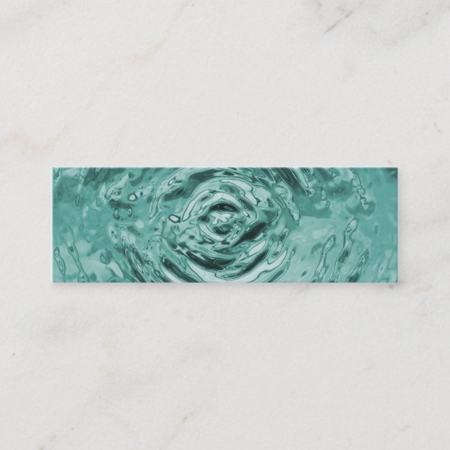 Library-Lesezeichen Mini Visitenkarte (Vorderseite)