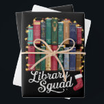 Library Squad Christmas Book Lovers Team Reading Geschenkpapier Set<br><div class="desc">Library Squad Christmas Book Lovers Team Reading</div>