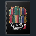 Library Squad Christmas Book Lovers Team Reading Notizblock<br><div class="desc">Library Squad Christmas Book Lovers Team Reading</div>
