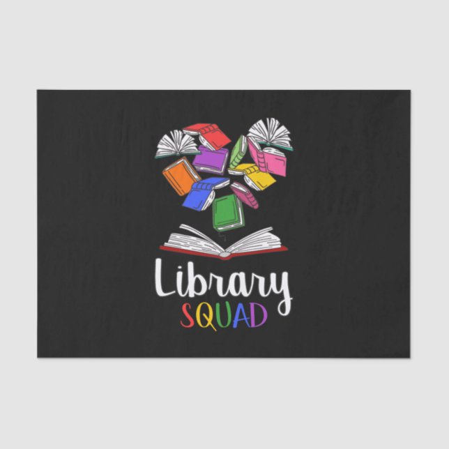 Library Squad I Seidenpapier (Vorderseite)