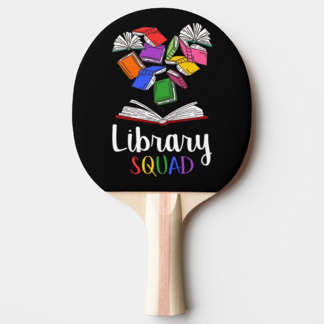 Library Squad I Tischtennis Schläger (Vorderseite)