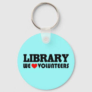 Library Volunteer Schlüsselanhänger