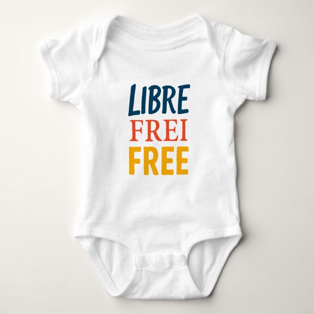 Libre Baby Strampler (Vorderseite)