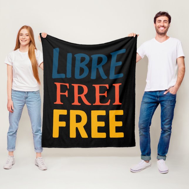 Libre Fleecedecke (Beispiel)