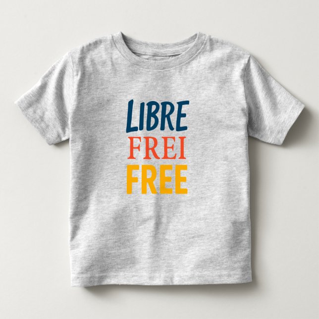 Libre Kleinkind T-shirt (Vorderseite)
