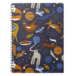 Libreta de la colección Animals Outer Space Notizblock