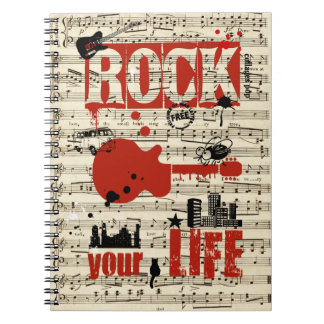 Libreta Rock Ihr Leben 2 Notizblock