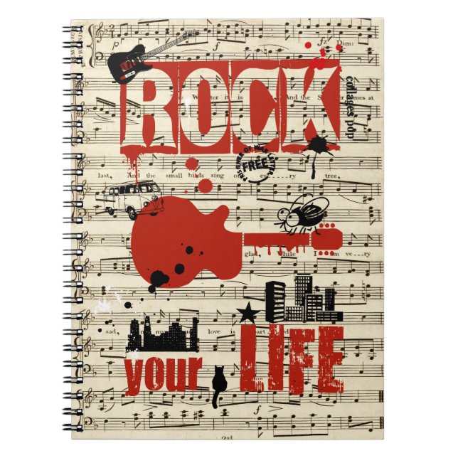 Libreta Rock Ihr Leben 2 Notizblock (Vorderseite)