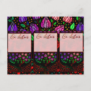 Libris Roots Buchzeichen Postcard Postkarte