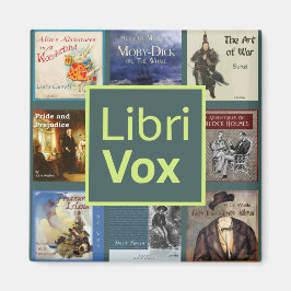 LibriVox Fridge Magnet