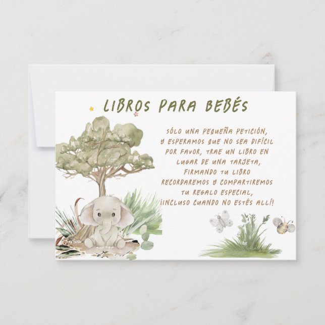 Libros para Bebés Babyduschkarte Dankeskarte (Vorderseite)