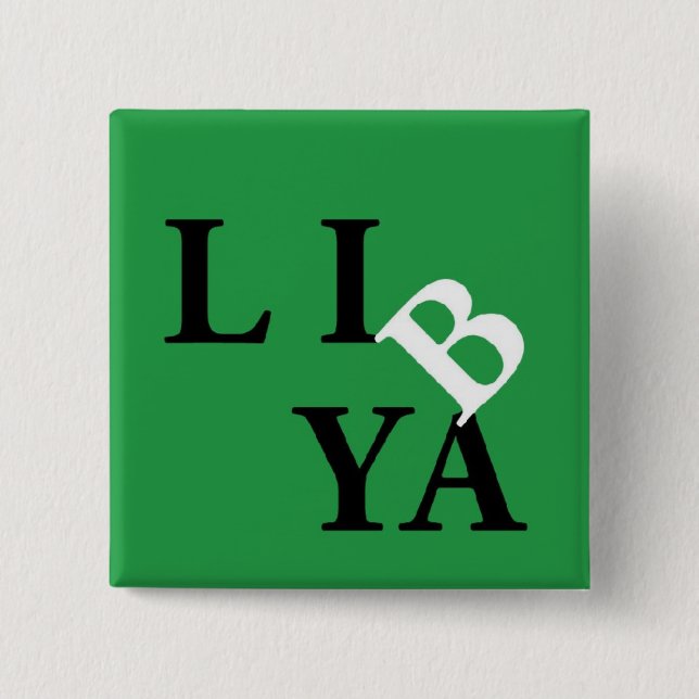 LIBYA BUTTON (Vorderseite)