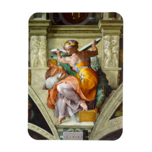 Libyan Sibyl von Michelangelo Magnet