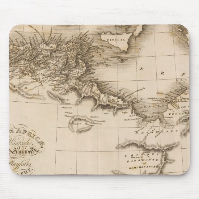 Libyen, Afrika Mousepad (Vorne)