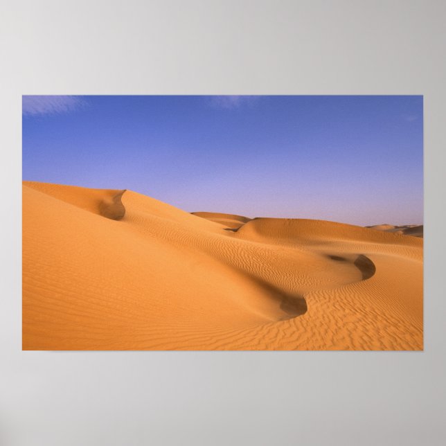 Libyen, Fezzan, Sahara, Erg Murzuq, Sand Poster (Vorne)