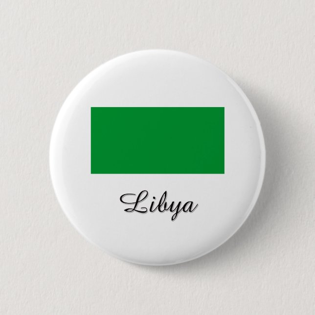 Libyen-Flaggen-Entwurf Button (Vorderseite)