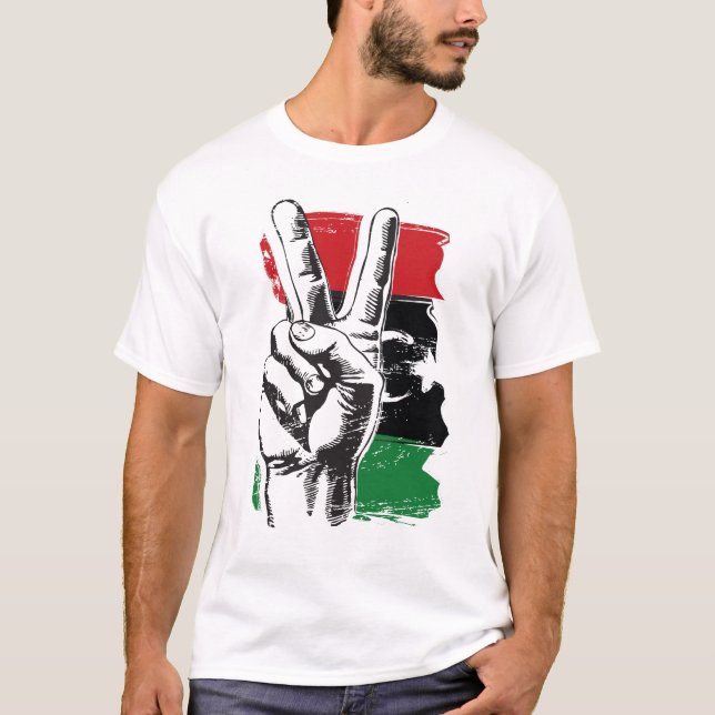 Libyen-FriedensShirt T-Shirt (Vorderseite)
