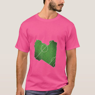 Libyen Fußball-Gerichtshof T-Shirt