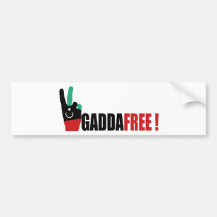 Libyen geben von Gaddafi - Kadhafi frei Autoaufkleber