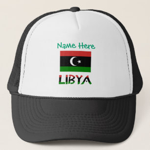 Libyen Libysche Flagge Grün Personalisiert Truckerkappe